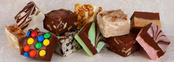 Try Apple Annie's fresh and creamy fudge made right in our fudge kitchen!